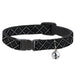 Cat Collar Breakaway - Buffalo Plaid X Charcoal Black Gray Breakaway Cat Collars Buckle-Down   