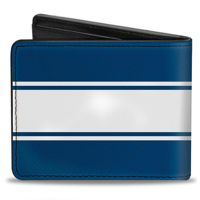 Bi-Fold Wallet - Ford Mustang GT CS Stripe Blue White Bi-Fold Wallets Ford   