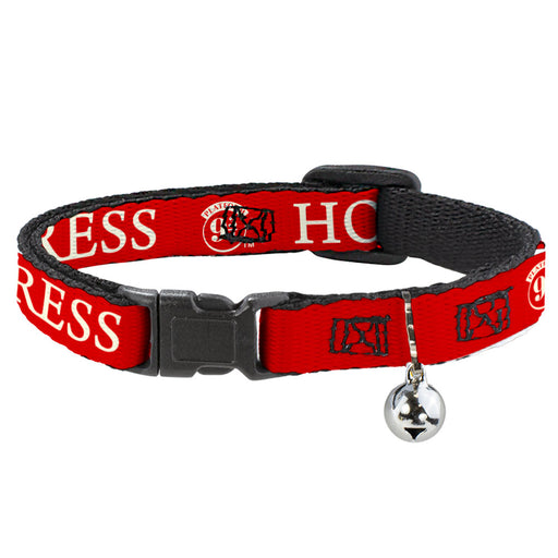 Cat Collar Breakaway with Bell - HOGWARTS EXPRESS 9¾ Red/White Breakaway Cat Collars The Wizarding World of Harry Potter   