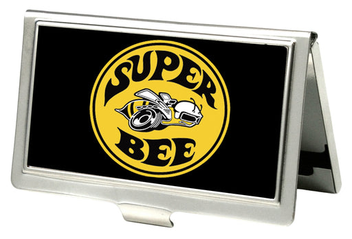 Business Card Holder - SMALL - SUPER BEE Logo FCG Black Yellow White Business Card Holders Dodge   