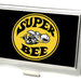 Business Card Holder - SMALL - SUPER BEE Logo FCG Black Yellow White Business Card Holders Dodge   