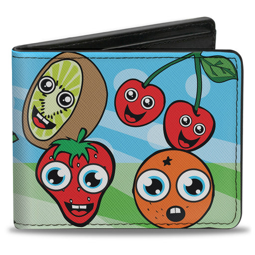 Bi-Fold Wallet - Fruit Cartoon2 Bi-Fold Wallets Buckle-Down   