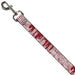 Dog Leash - Doodle1/Paint Drips White/Red Dog Leashes Buckle-Down   