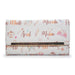 Envelope Fold Over Wallet PU - Disney Princess Script and Icons Collage White Pinks Clutch Snap Closure Wallets Disney   
