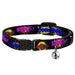 Cat Collar Breakaway - Sound Effects Black Multi Color Breakaway Cat Collars Buckle-Down   