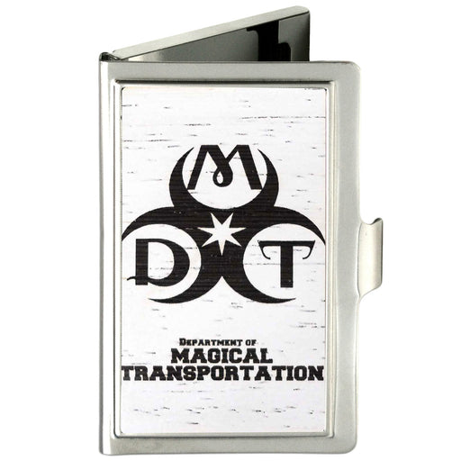 Business Card Holder - SMALL - DMT-DEPARTMENT OF MAGICAL TRANSPORTATION Symbol GW White Business Card Holders The Wizarding World of Harry Potter Default Title  