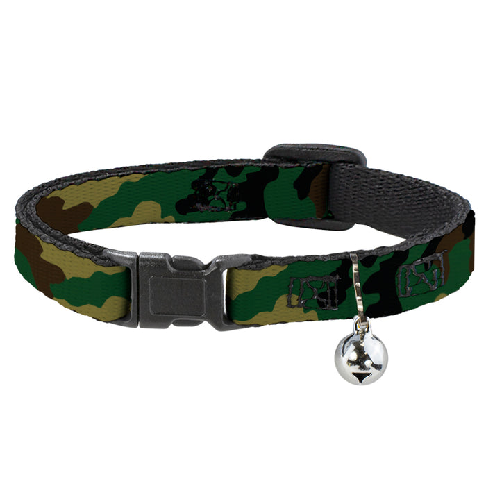 Cat Collar Breakaway - Camo Olive Breakaway Cat Collars Buckle-Down   