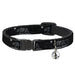 Cat Collar Breakaway - Cali Bear Black Grays Breakaway Cat Collars Buckle-Down   