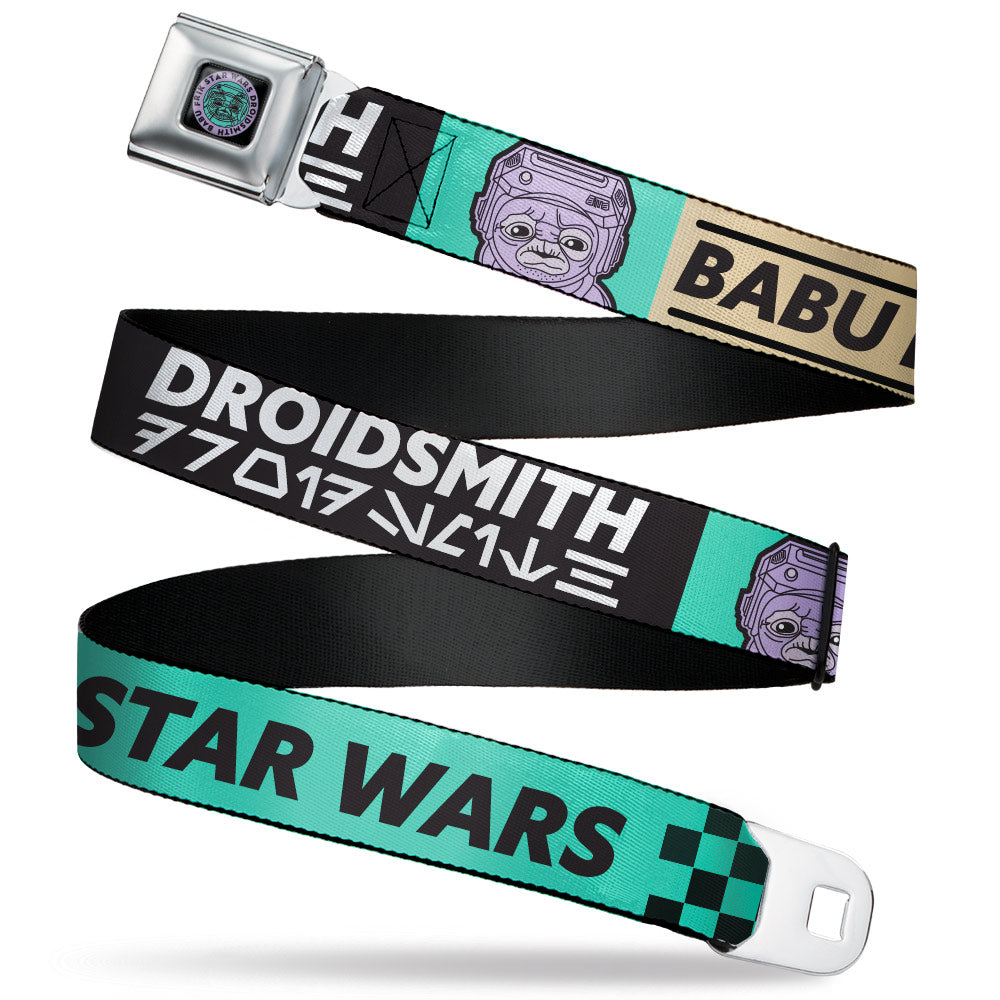 Star Wars DROIDSMITH BABU FRIK Face Badge Full Color Black/Purple/Teal ...