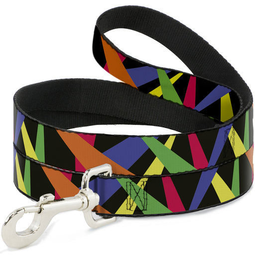 Dog Leash - Spotlight Black/Multi Neon Dog Leashes Buckle-Down   