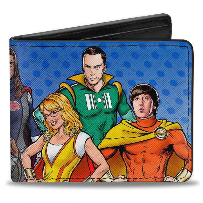 Bi-Fold Wallet - The Big Bang Theory Superhero Characters2 Bi-Fold Wallets The Big Bang Theory   