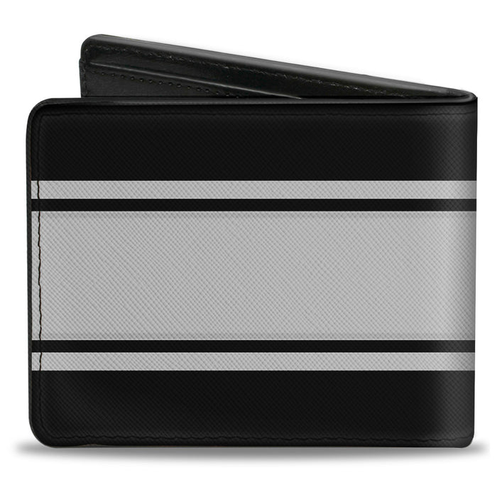 Bi-Fold Wallet - FORD GT CALIFORNIA SPECIAL Emblem Stripe Black Gray Silvers Bi-Fold Wallets Ford   