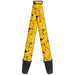 Guitar Strap - Vivid Banana Bunches Stacked Guitar Straps Buckle-Down   