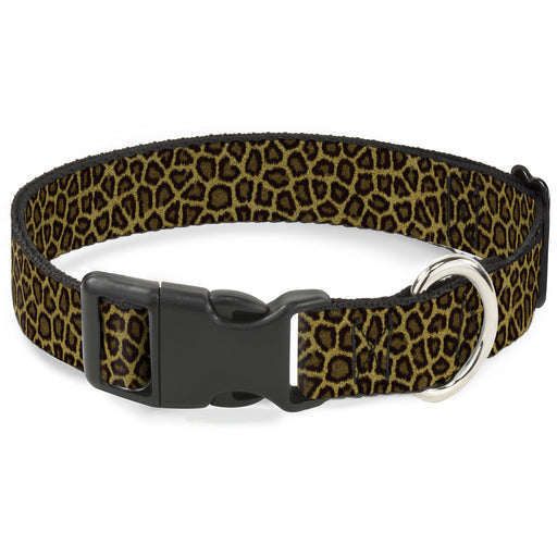 Plastic Clip Collar - Leopard Brown Plastic Clip Collars Buckle-Down   