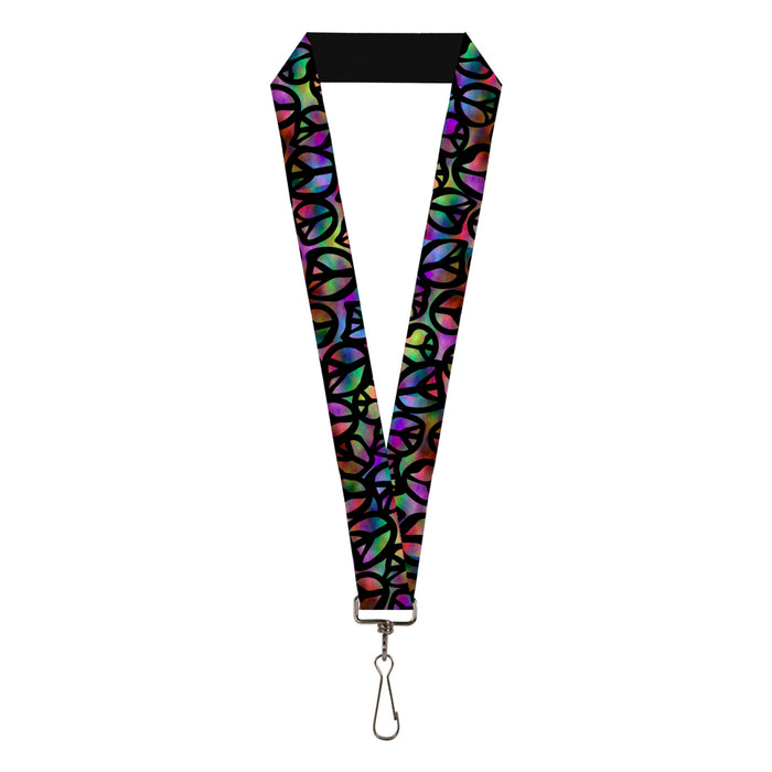 Lanyard - 1.0" - Peace Psychedelic Lanyards Buckle-Down   