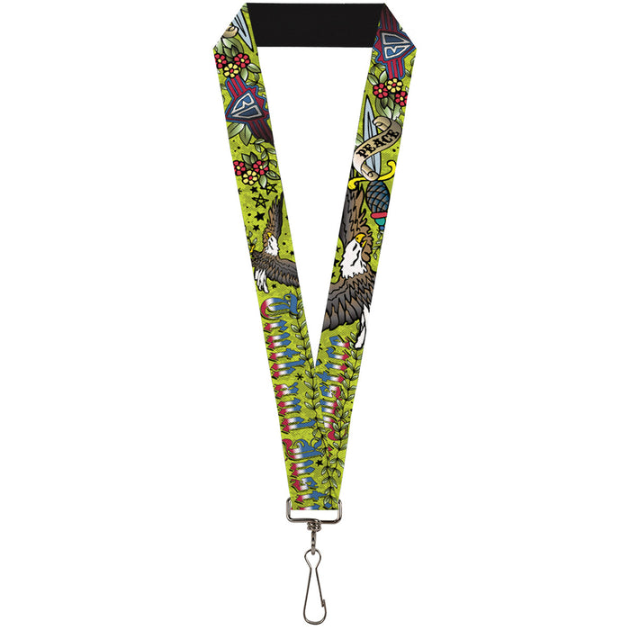 Lanyard - 1.0" - Truth and Justice Green Lanyards Buckle-Down   