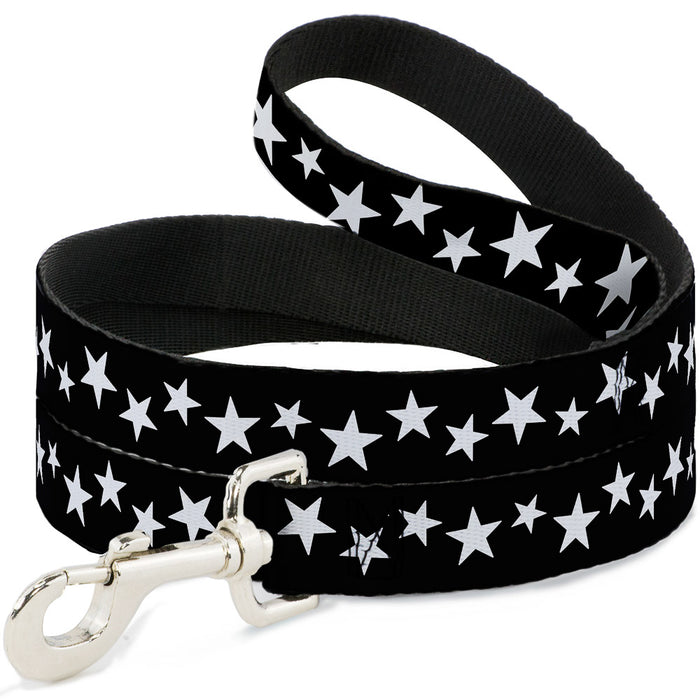 Dog Leash - Multi Stars Black/White Dog Leashes Buckle-Down   