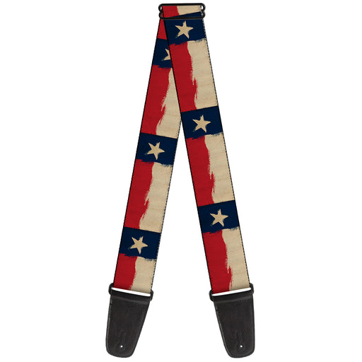 Guitar Strap - Texas Flag Distressed Painting Guitar Straps Buckle-Down   
