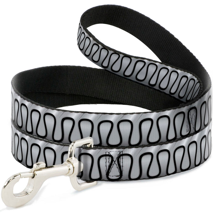 Dog Leash - Harley Quinn's Collar Ruffle White/Black Dog Leashes DC Comics   
