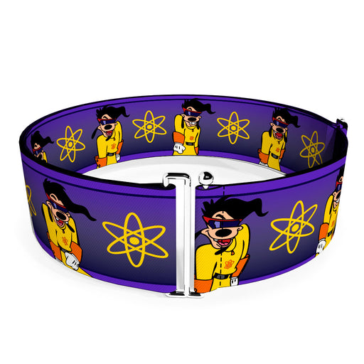 Cinch Waist Belt - Goofy Movie Max Powerline Poses Purples Yellows Womens Cinch Waist Belts Disney   