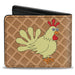 Bi-Fold Wallet - Waffle Chicken Poses Bi-Fold Wallets Buckle-Down   
