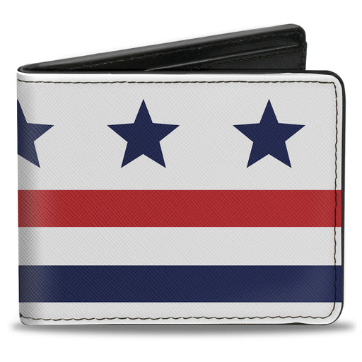 Bi-Fold Wallet - Americana Stars & Stripes7 White Blue Red Bi-Fold Wallets Buckle-Down   