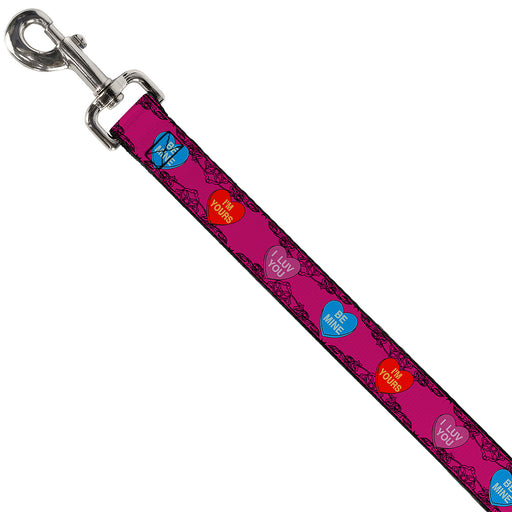 Dog Leash - Candy Hearts Dog Leashes Buckle-Down   