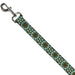 Dog Leash - Kaleidoscope Balls Turquoise/Brown Dog Leashes Buckle-Down   