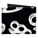 Canvas Bi-Fold Wallet - Brass Knuckles Black White Canvas Bi-Fold Wallets Buckle-Down   