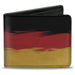Bi-Fold Wallet - German Flag Stripes Distressed Painting Bi-Fold Wallets Buckle-Down   
