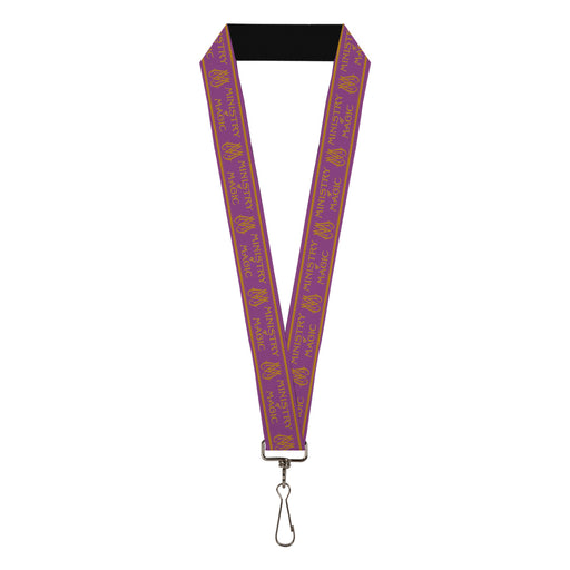 Lanyard - 1.0" - Fantastic Beasts The Crimes of Grindelwald MINISTRY OF MAGIC Icon Purple Gold Lanyards The Wizarding World of Harry Potter Default Title  