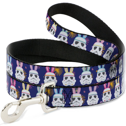 Dog Leash - Star Wars Holiday Stormtrooper Easter Bunny Ears Purple Dog Leashes Star Wars   