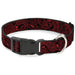 Plastic Clip Collar - Bandana/Skulls Black/Red Plastic Clip Collars Buckle-Down   