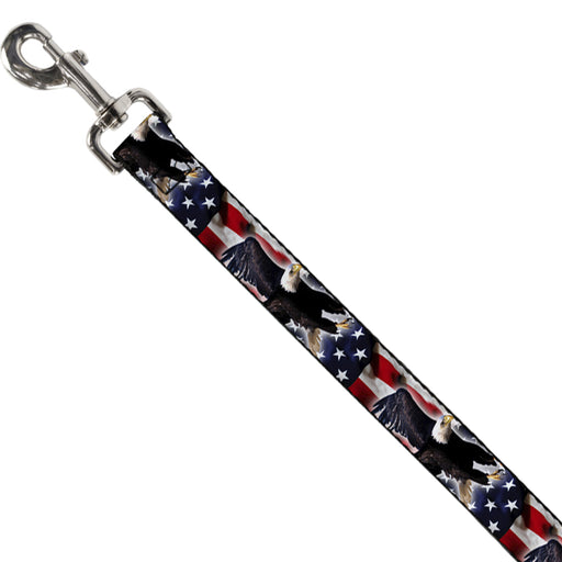 Dog Leash - Flying Eagle/American Flag Dog Leashes Buckle-Down   