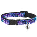 Cat Collar Breakaway - Crystals2 Blues Purples Breakaway Cat Collars Buckle-Down   