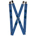 Suspenders - 1.0" - RAVENCLAW Badge 2-Stripe Blue Black Gray Suspenders The Wizarding World of Harry Potter Default Title  
