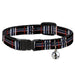 Cat Collar Breakaway - Plaid Black Red White Blue Breakaway Cat Collars Buckle-Down   