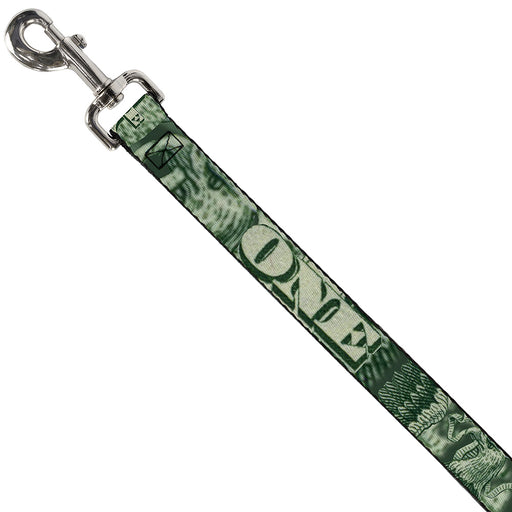 Dog Leash - One Dollar Bill Eye of Providence/Bald Eagle CLOSE-UP Dog Leashes Buckle-Down   