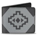 Bi-Fold Wallet - Aztec21 Tonal Grays Bi-Fold Wallets Buckle-Down   