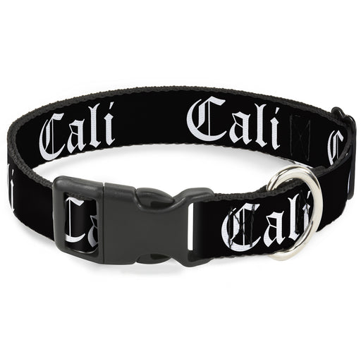 Plastic Clip Collar - CALI Old English Black/White Plastic Clip Collars Buckle-Down   
