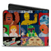 Bi-Fold Wallet - Star Wars Classic Characters Pose Blocks Bi-Fold Wallets Star Wars   