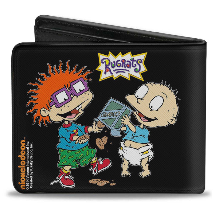 Bi-Fold Wallet - RUGRATS Chuckie & Tommy w Cookies Bi-Fold Wallets Nickelodeon   