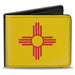 Bi-Fold Wallet - New Mexico Flag Black Bi-Fold Wallets Buckle-Down   