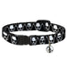 Cat Collar Breakaway - Panda Skulls Breakaway Cat Collars Buckle-Down   