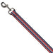 Dog Leash - Americana Stripe w/Mini Stars Blue/Red/White Dog Leashes Buckle-Down   