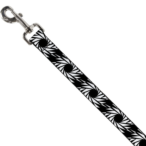 Dog Leash - Pinwheel Black/White Dog Leashes Buckle-Down   