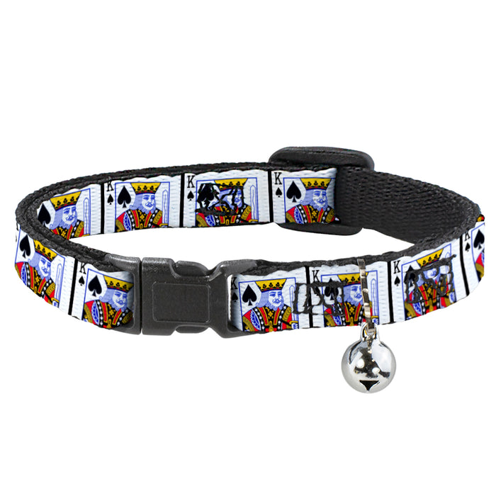 Cat Collar Breakaway - King of Spades Breakaway Cat Collars Buckle-Down   