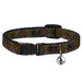 Cat Collar Breakaway - Square Lines Black Greens Pinks Breakaway Cat Collars Buckle-Down   