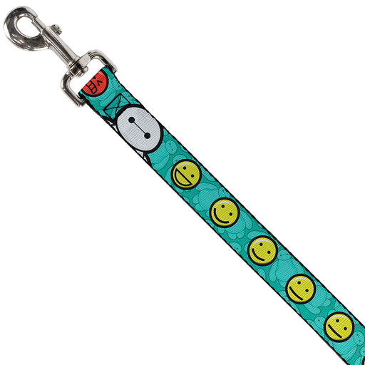 Dog Leash - Baymax/Mood Expressions/Baymax Scattered Turquoise Dog Leashes Disney   