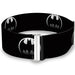 Cinch Waist Belt - Bat Signal-4 Black Silver Fade Womens Cinch Waist Belts DC Comics   
